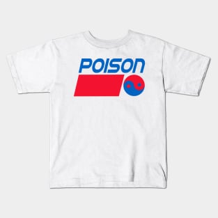 "Poison" Soft Drink Soda Pop Carbonated Beverage 90's Logo Parody Off Brand Knock Off Kids T-Shirt